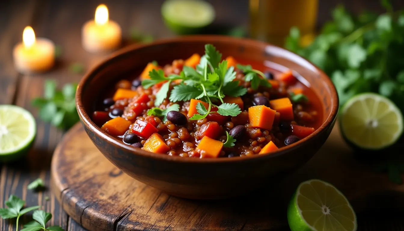 Image of Sweet Potato and Black Bean Chili