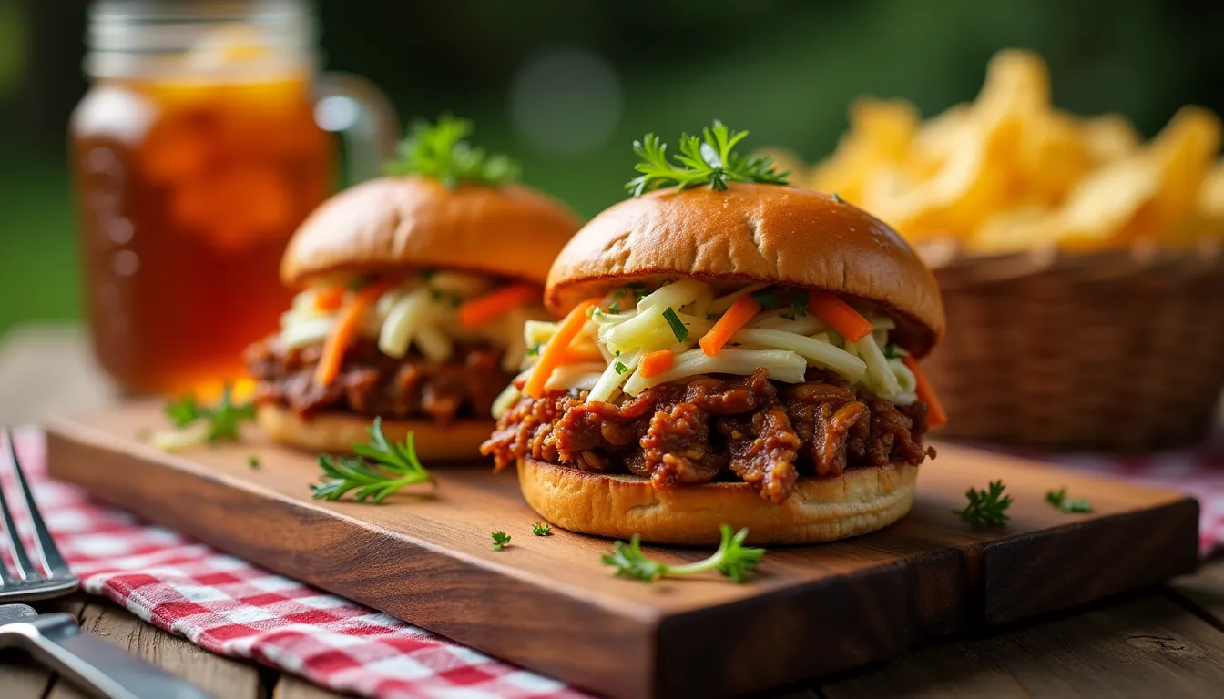 Image of Pulled Pork BBQ Sandwiches