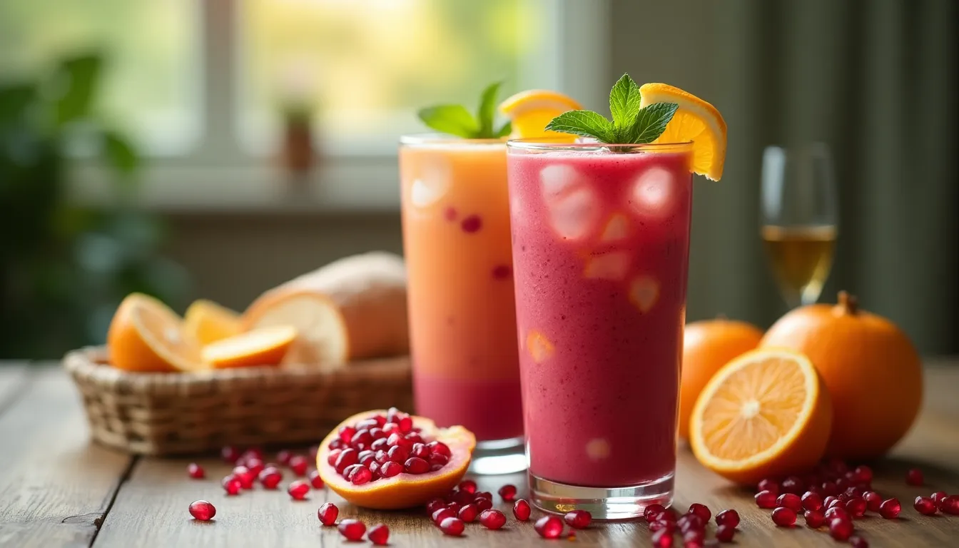 Image of Pomegranate and Orange Smoothie