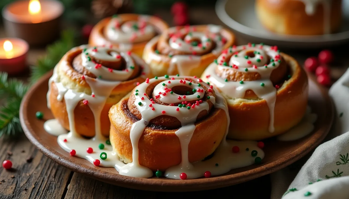 Image of Santa's Sticky Cinnamon Rolls