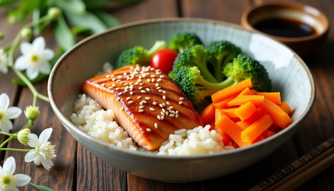 Image of Salmon Teriyaki Bowl