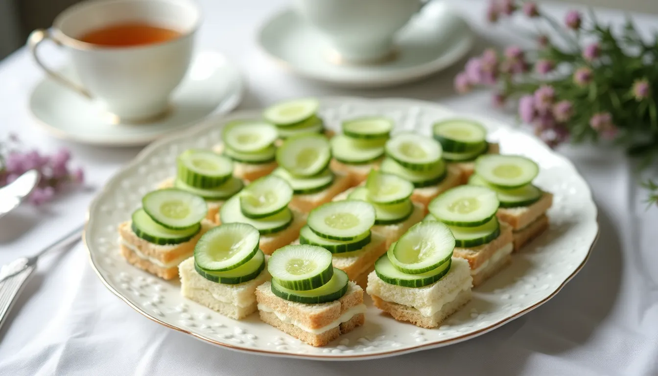 Image of Classic Cucumber Sandwiches