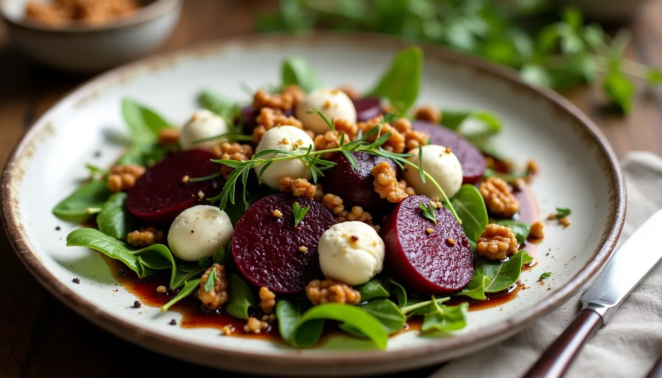 Image of Roasted Beet Salad with Goat Cheese