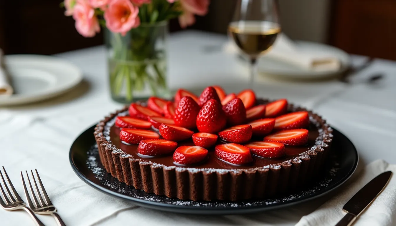 Image of Chocolate Strawberry Tart