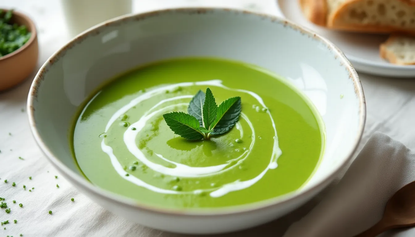 Image of Pea and Mint Soup