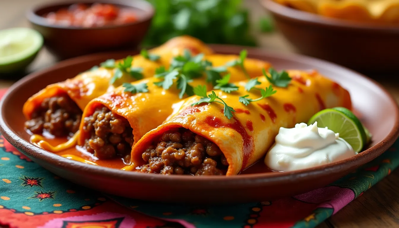 Image of Beef Enchiladas