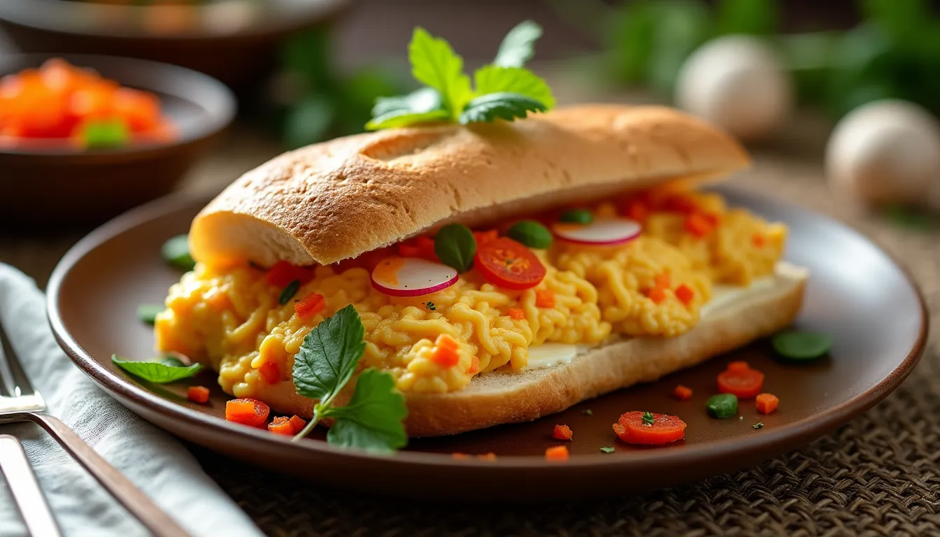 Image of Vietnamese Bánh Mì Eggs