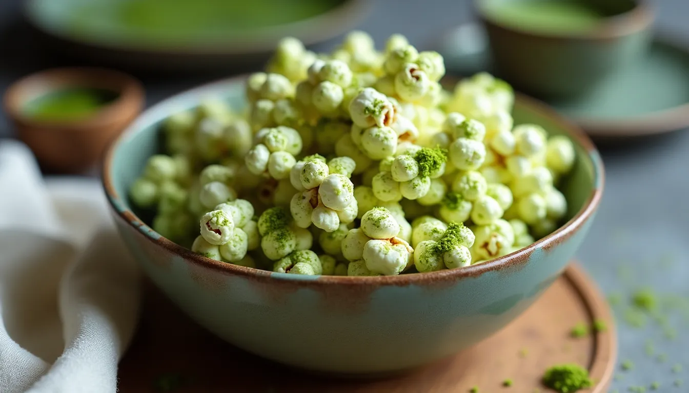 Image of Matcha Green Tea Popcorn