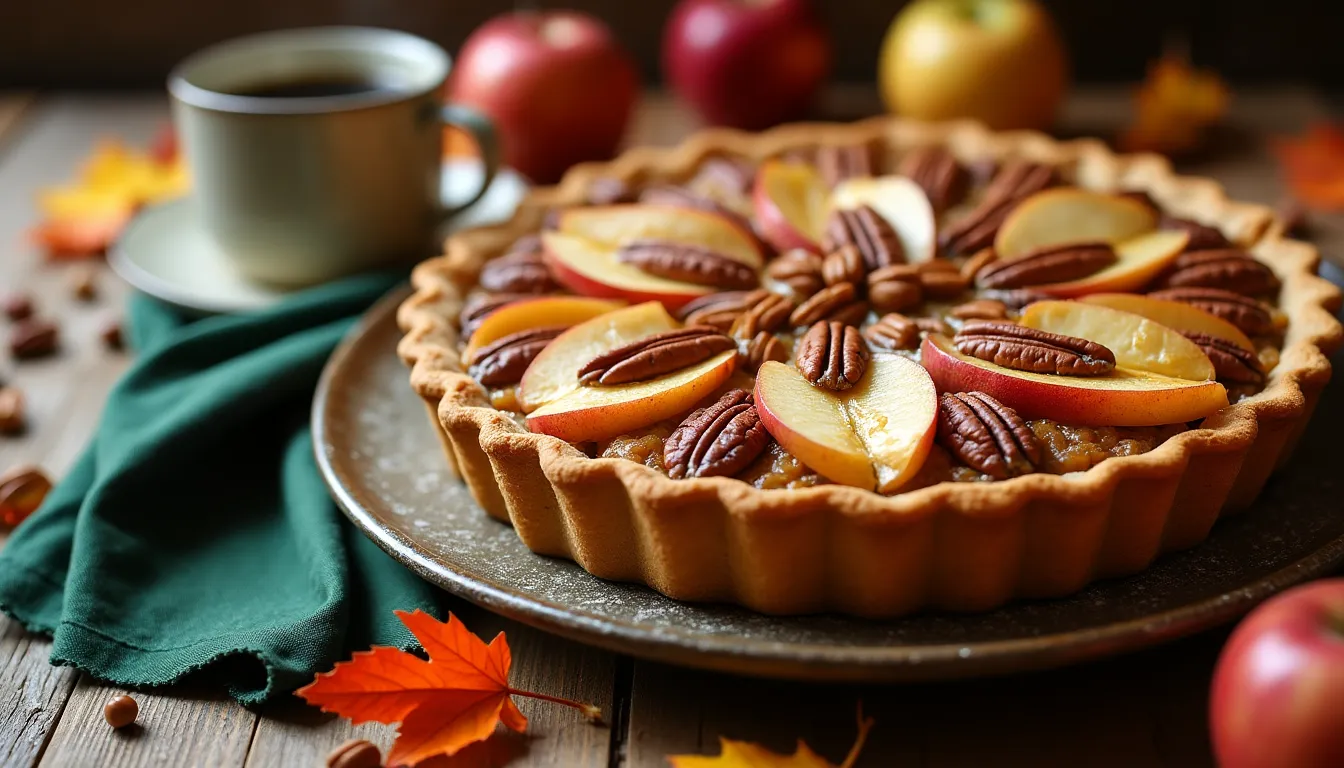 Image of Maple Pecan Apple Pie