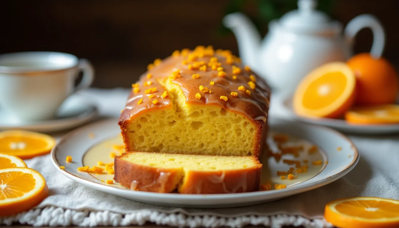 Image of Orange Drizzle Loaf Cake