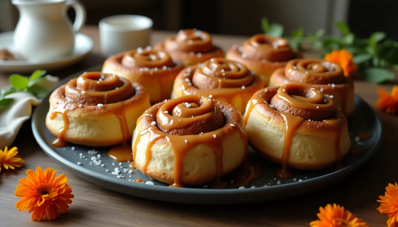 Image of Salted Caramel Cinnamon Rolls