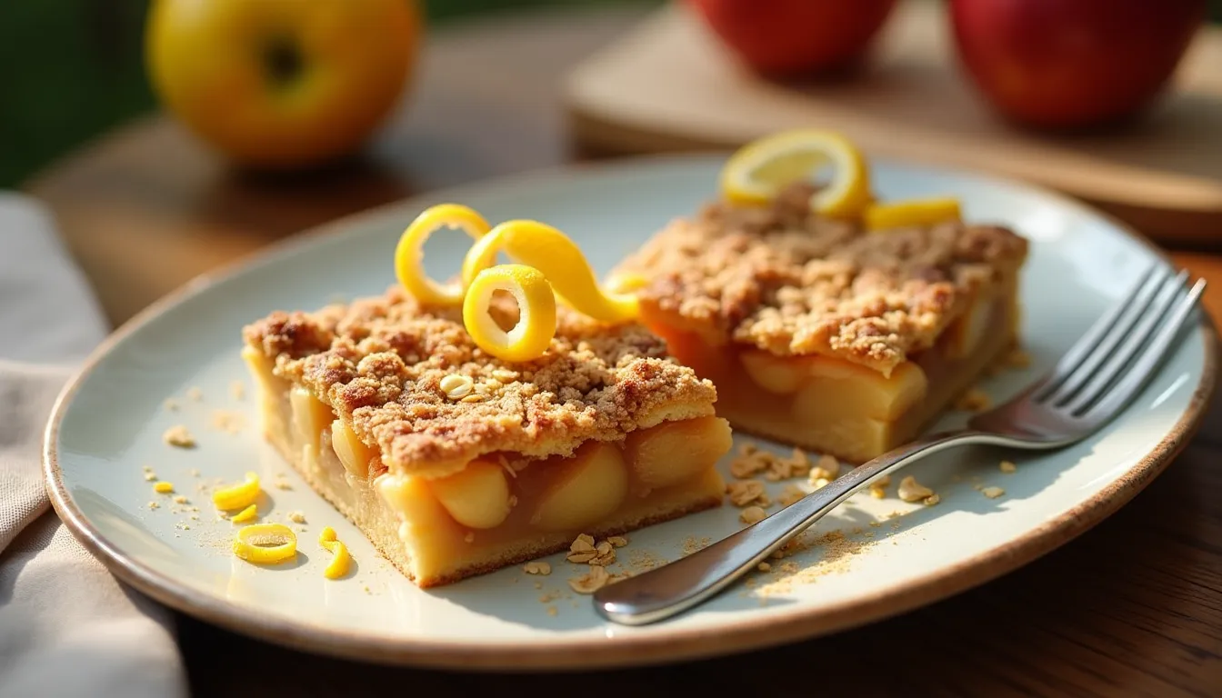 Image of Ginger Apple Pie Squares