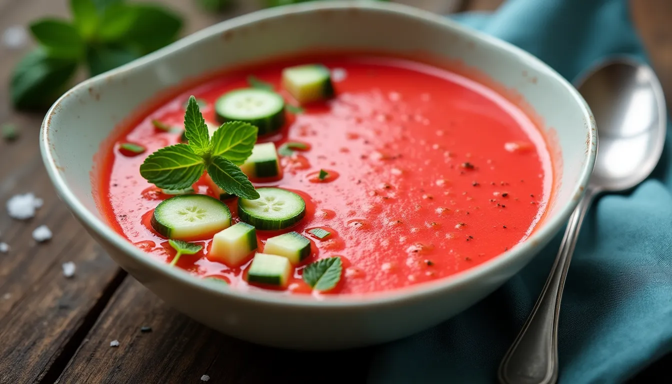 Image of Spicy Watermelon Soup