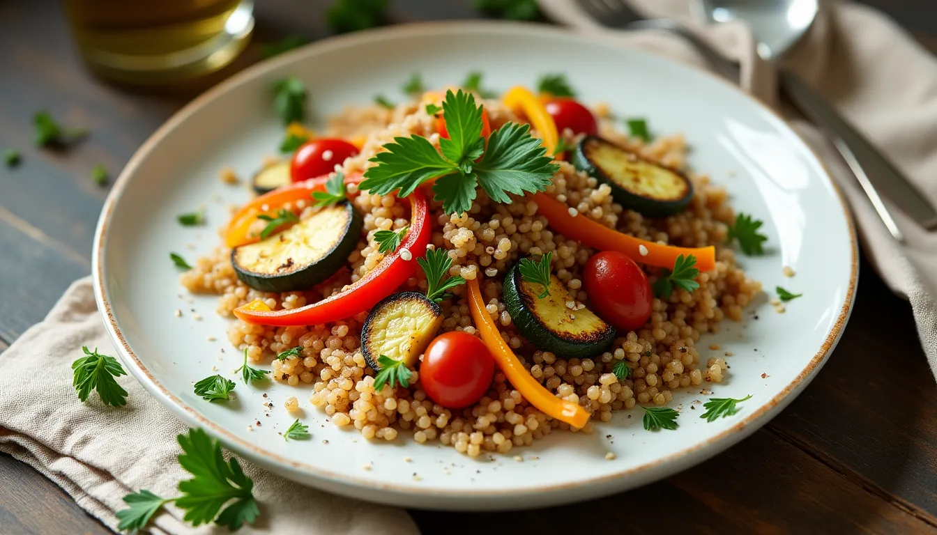 Image of Roasted Vegetable Quinoa Salad