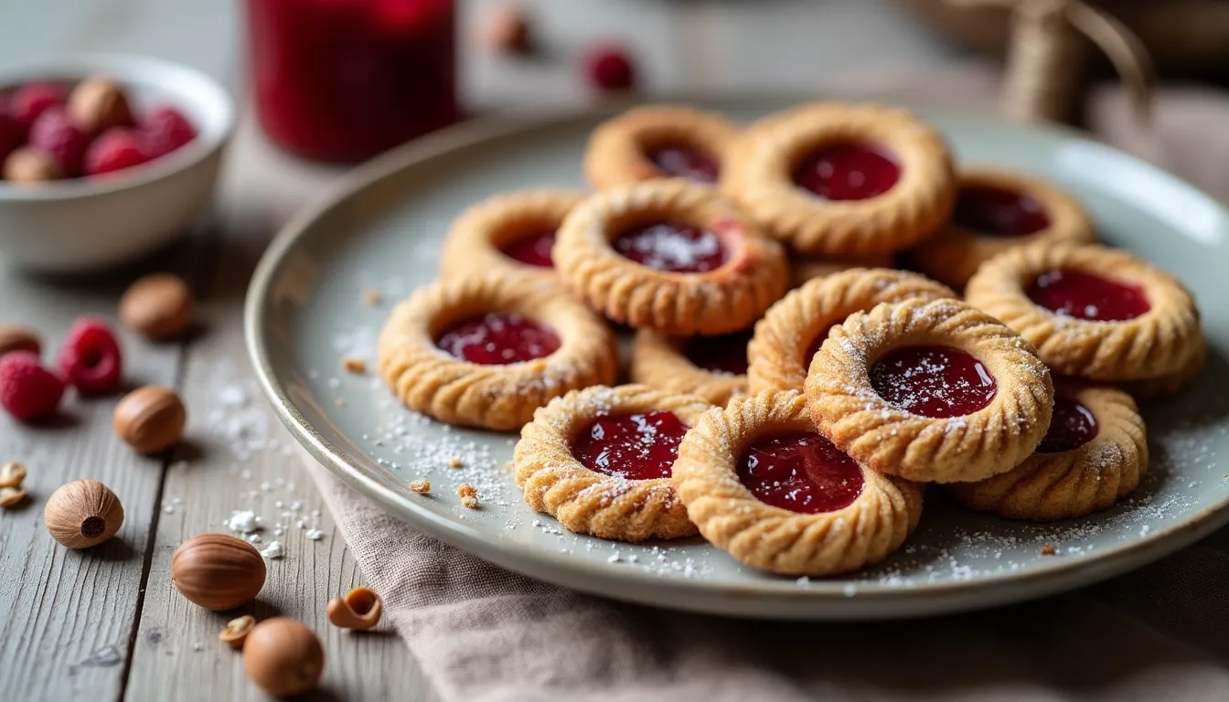 Image of Hazelnut Linzer Cookies