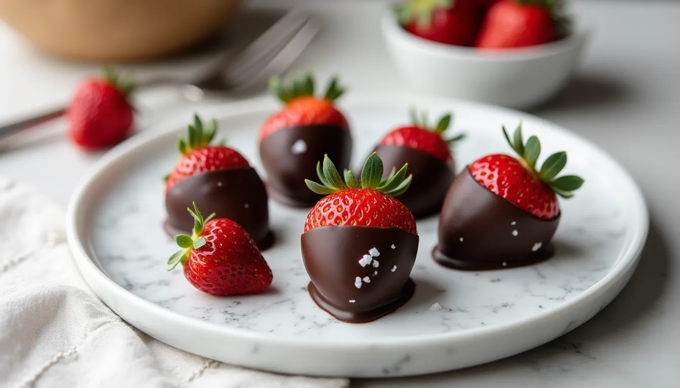 Image of Frozen Chocolate-Covered Strawberry Bites