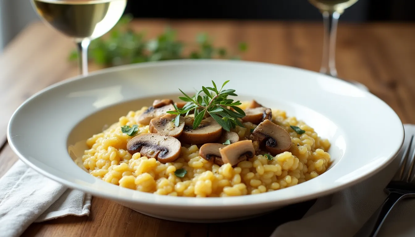 Image of Mushroom and Thyme Risotto