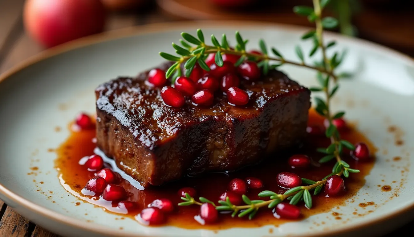 Image of Pomegranate-Braised Short Ribs