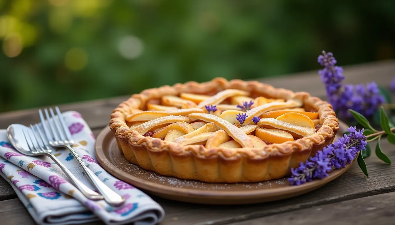 Image of Honey Lavender Apple Pie