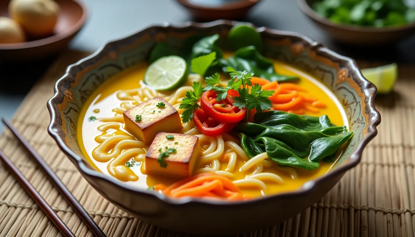 Image of Vegan Coconut Curry Ramen