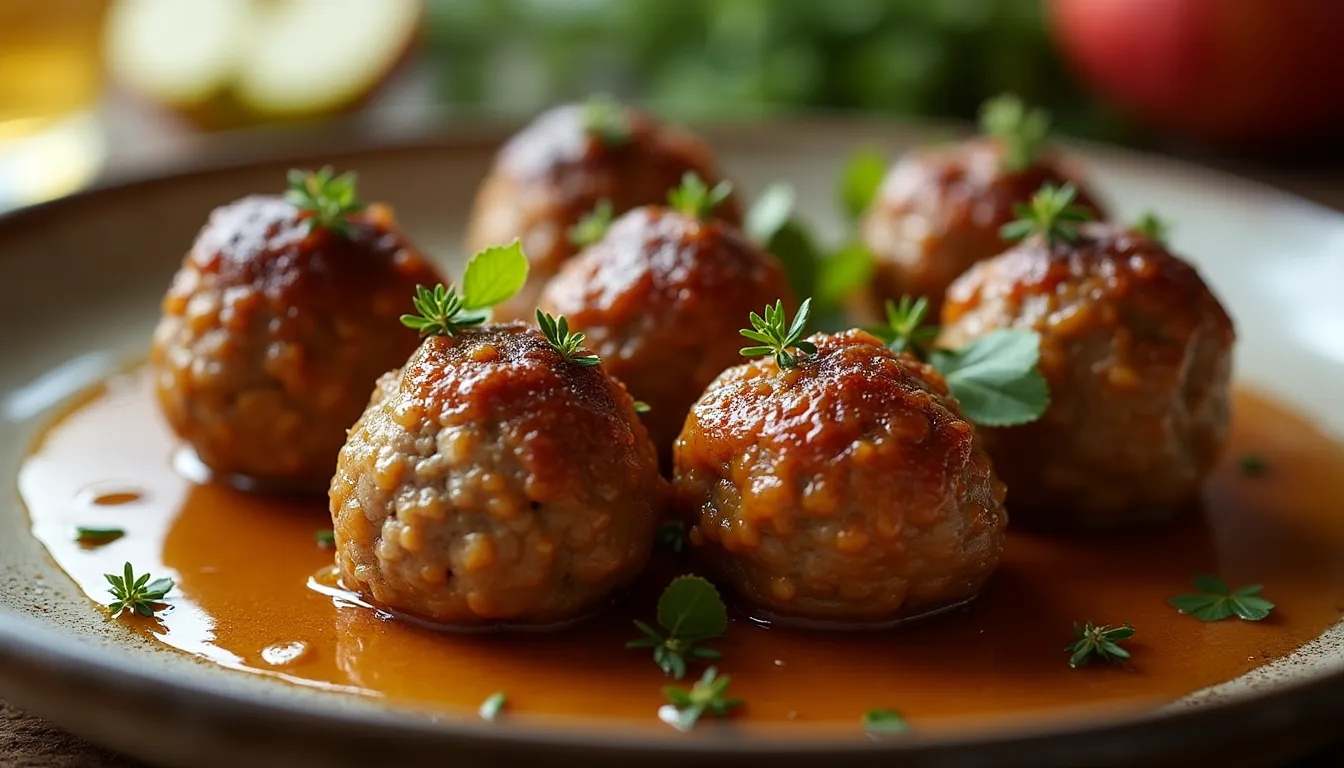 Image of Pork and Apple Meatballs