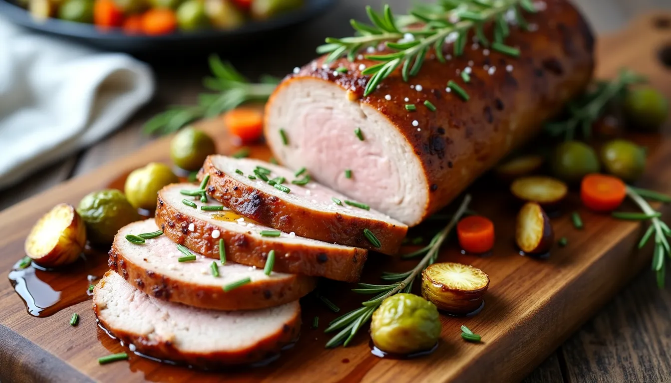 Image of Garlic and Rosemary Pork Tenderloin