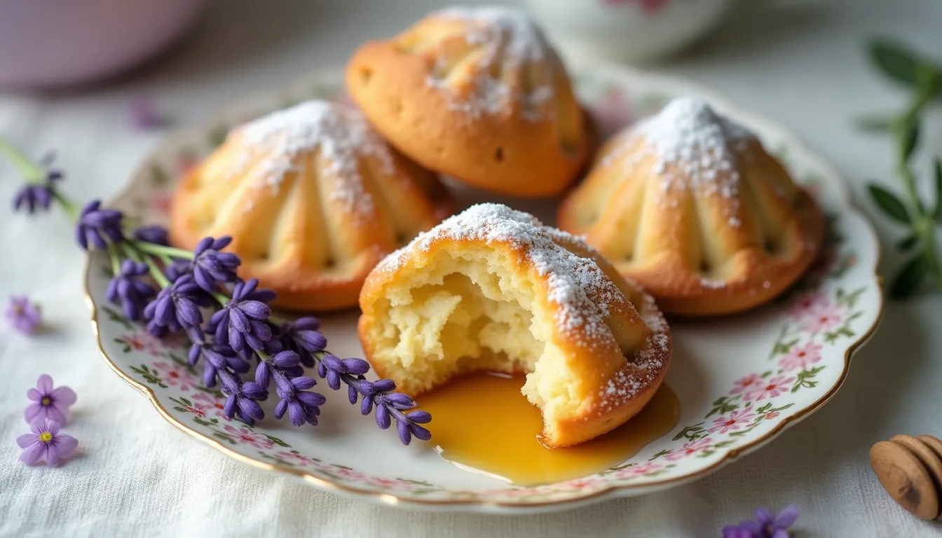 Image of Lavender Honey Madeleines