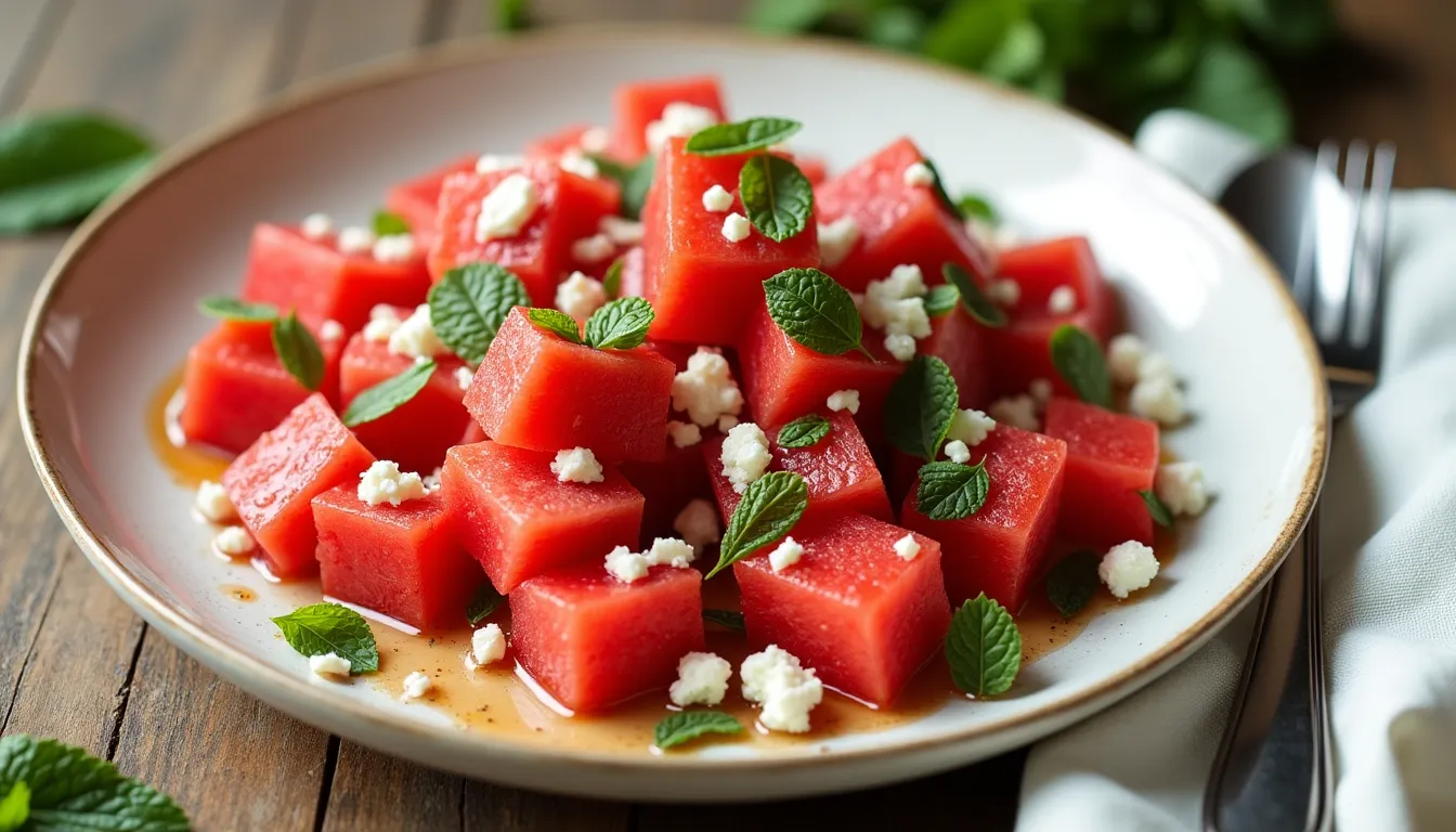 Image of Watermelon Feta Salad