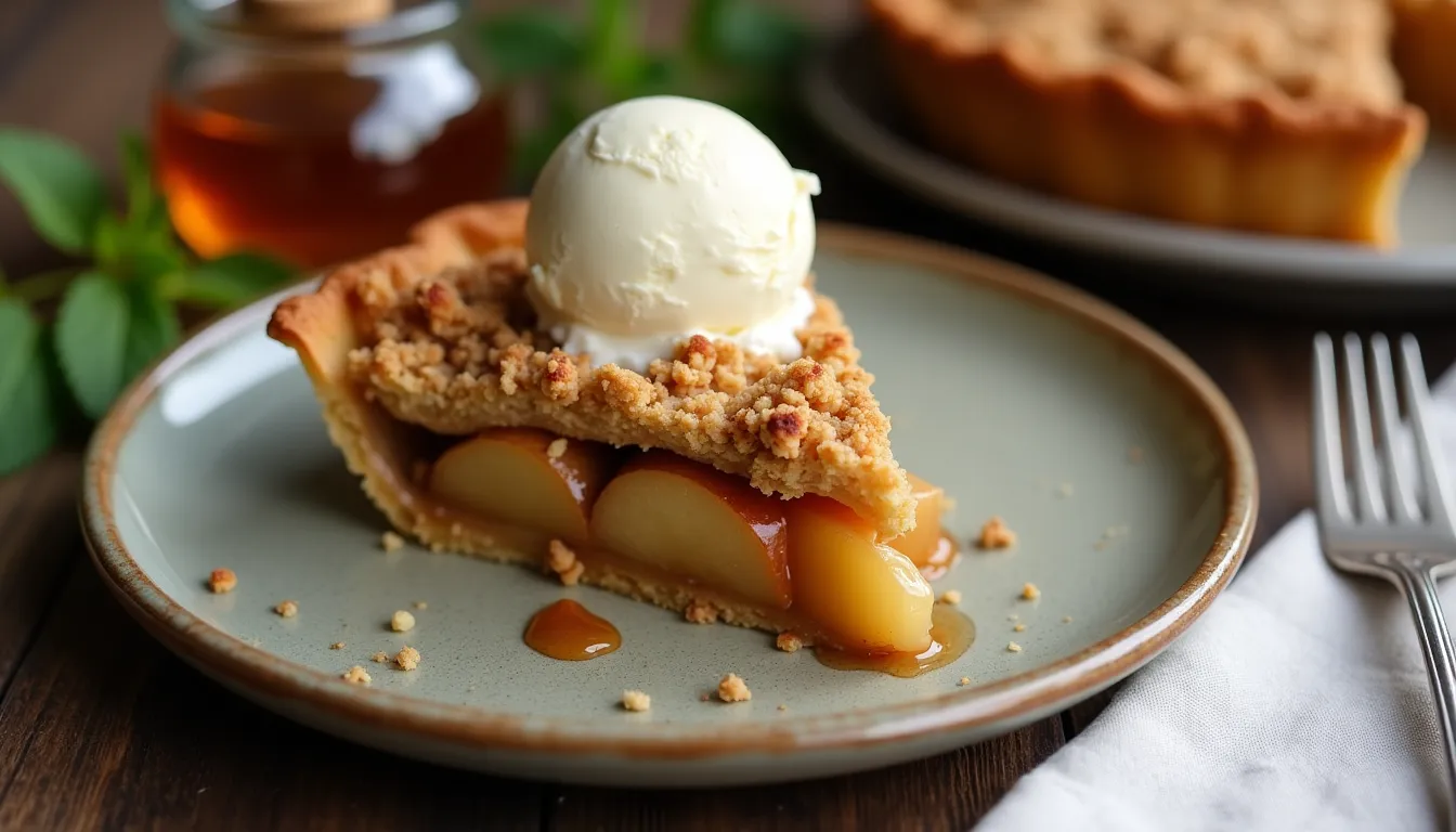 Image of Dutch Apple Pie with Streusel Topping