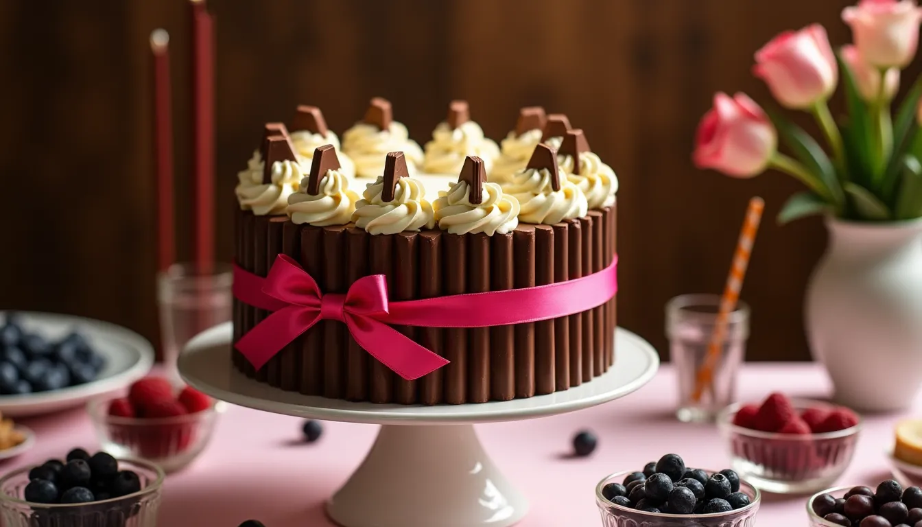 Image of Kit-Kat Chocolate Cake