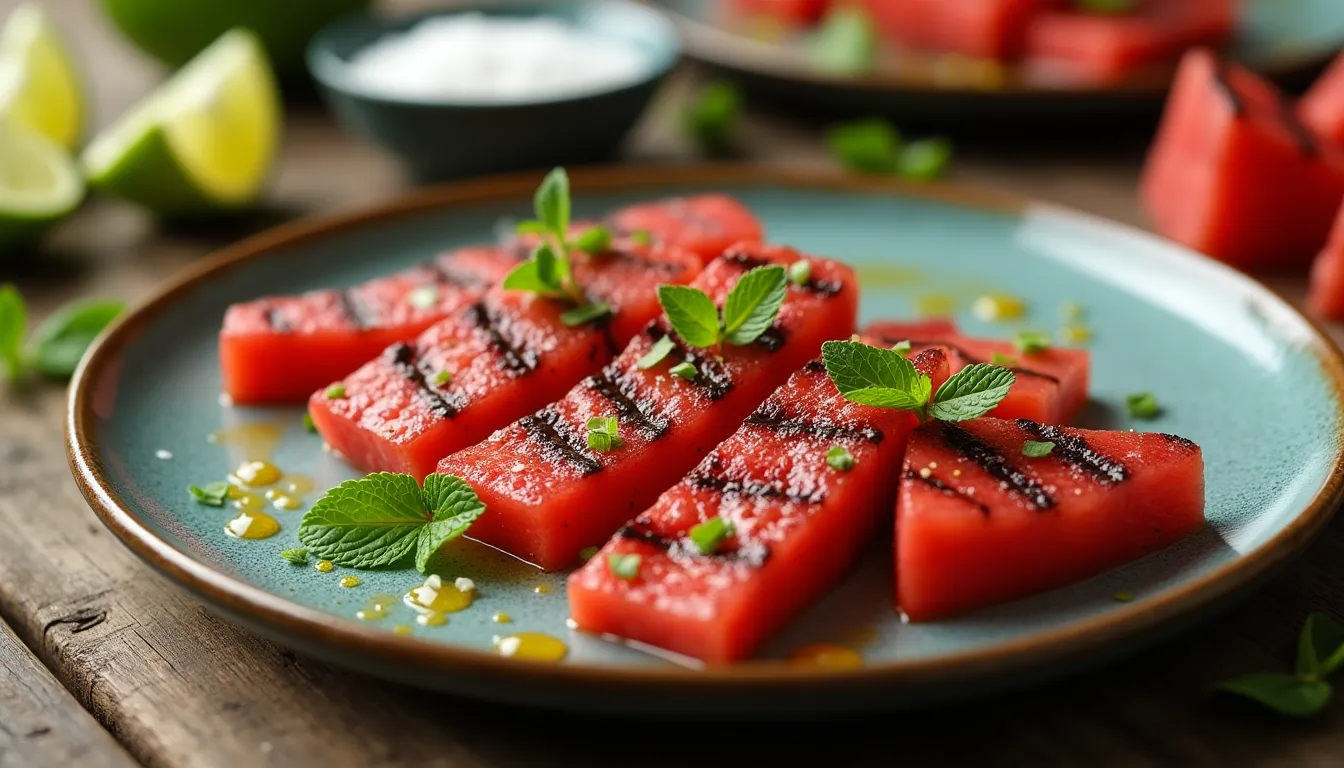 Image of Grilled Watermelon Steaks