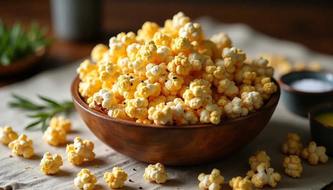 Image of Parmesan Garlic Popcorn