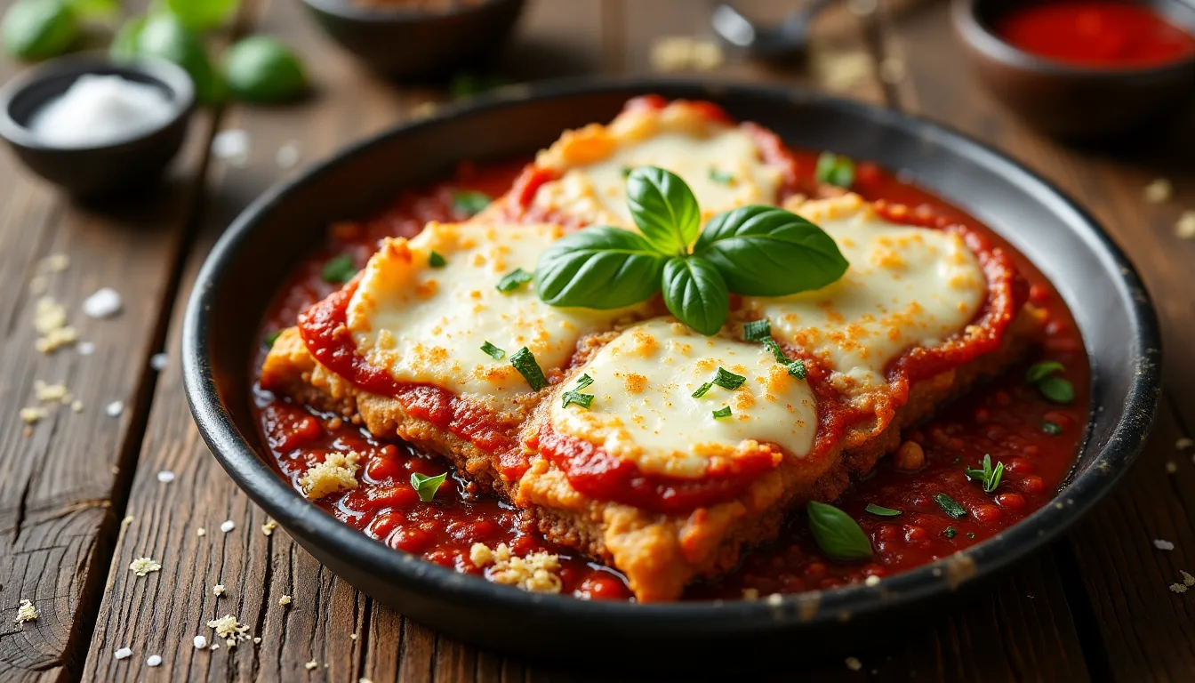 Image of Eggplant Parmesan with Ground Beef