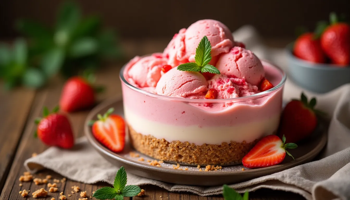 Image of Strawberry Cheesecake Dream Ice Cream