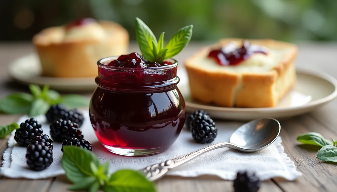 Image of Blackberry Basil Jelly