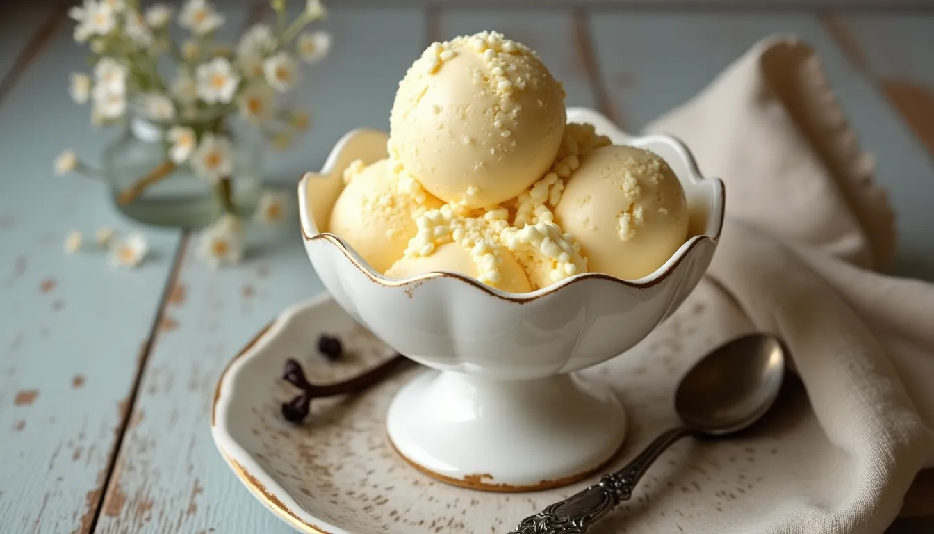 Image of Old-Fashioned Vanilla Bean Ice Cream