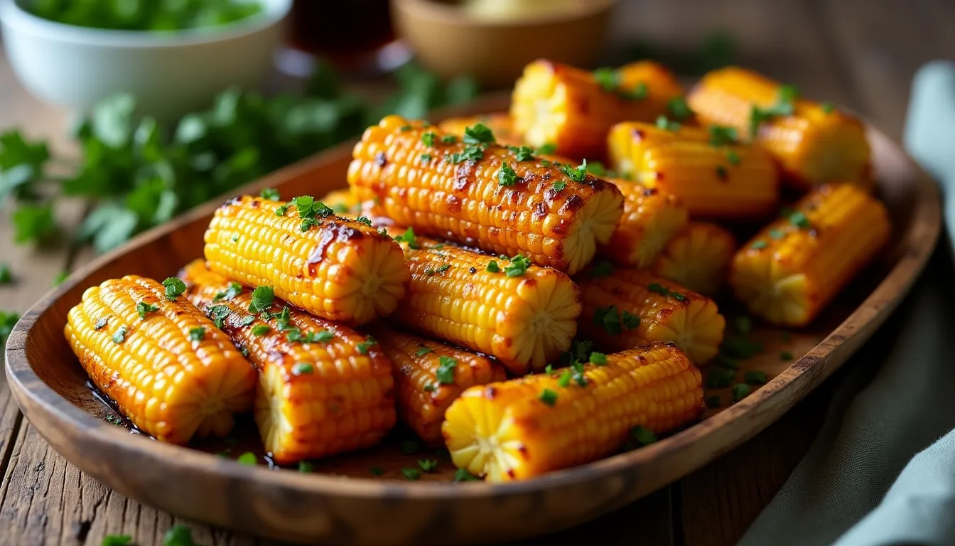 Image of Balsamic Glazed Corn Ribs