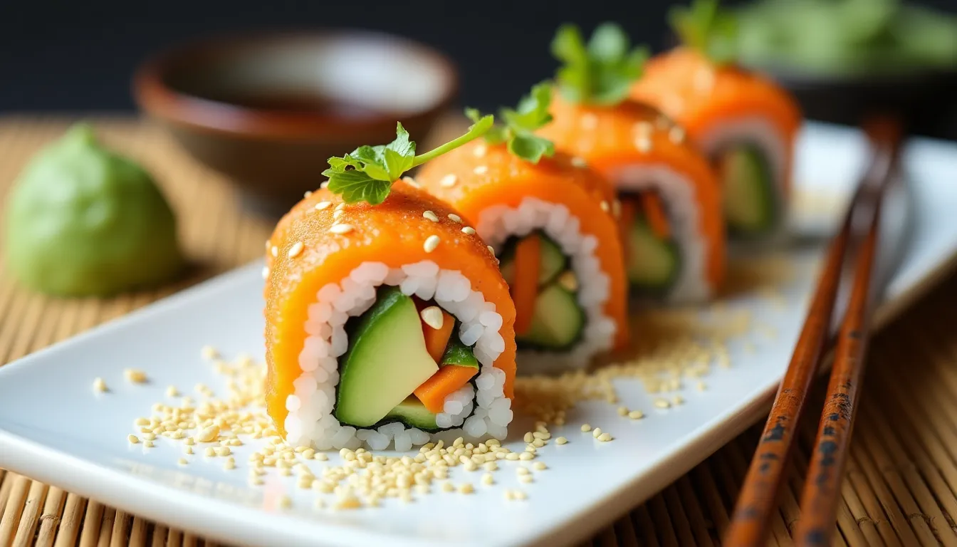 Image of Vegetarian Sushi Rolls