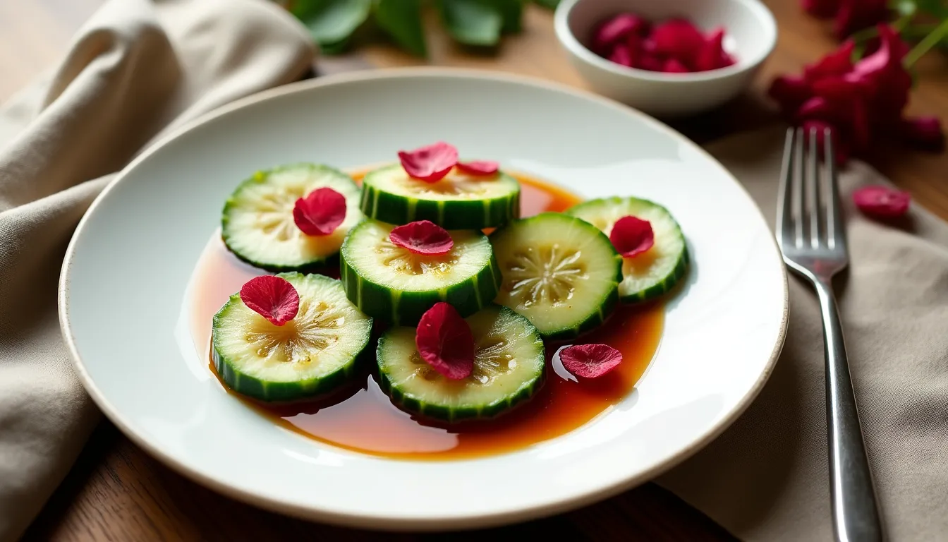 Image of Cucumber & Hibiscus Chamoy Pickles