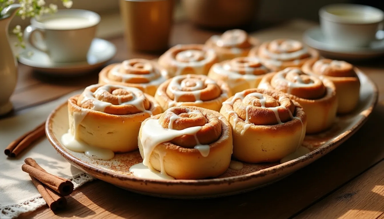 Image of Cinnamon Rolls with Cream Cheese Icing