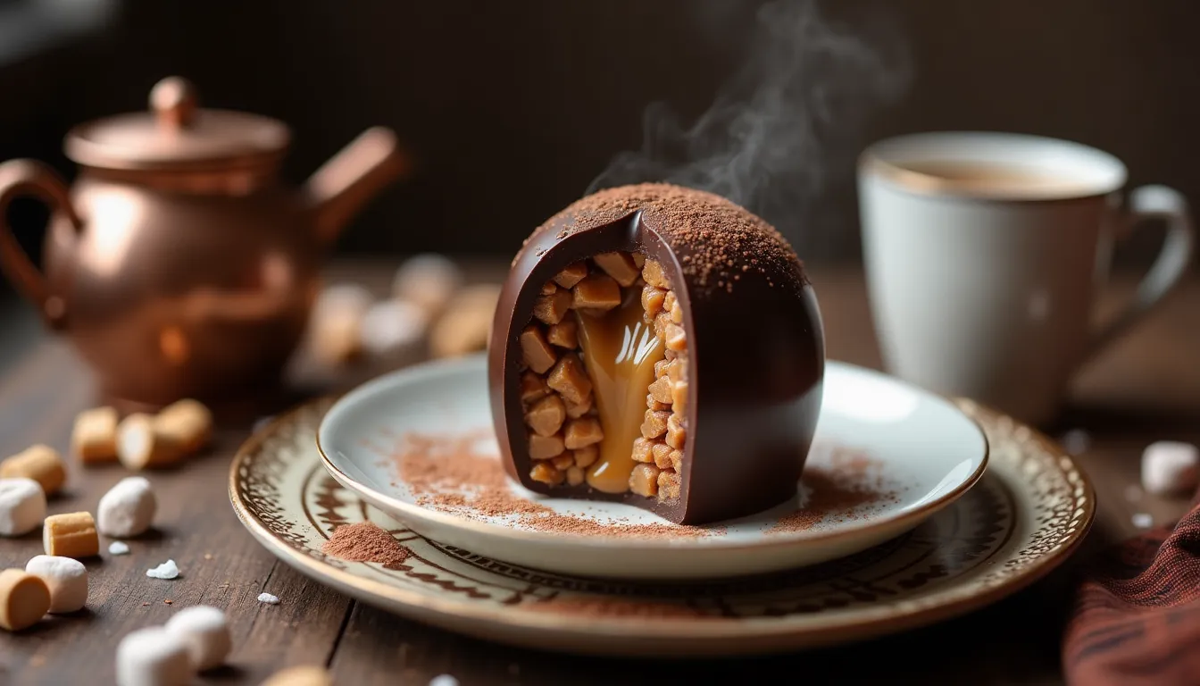 Image of Salted Caramel Cocoa Bombe