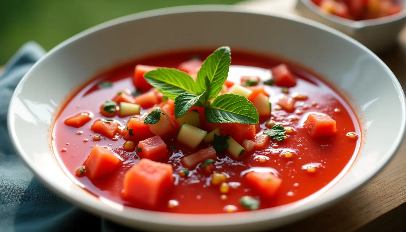 Image of Watermelon Gazpacho