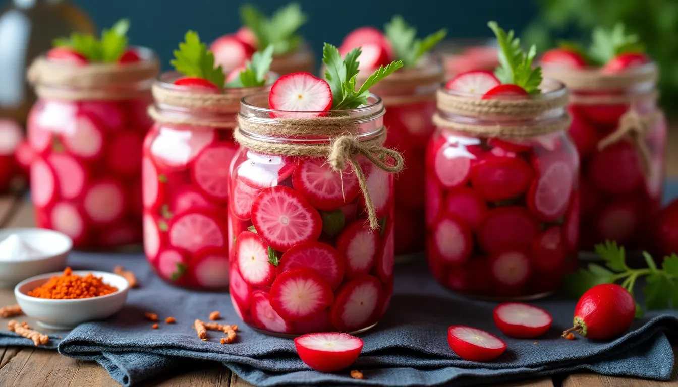 Image of Chamoy-Infused Radish Pickles