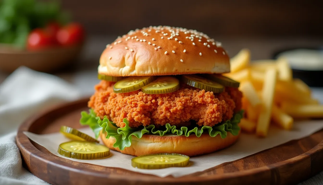 Image of Homemade Spicy Chicken Sandwich