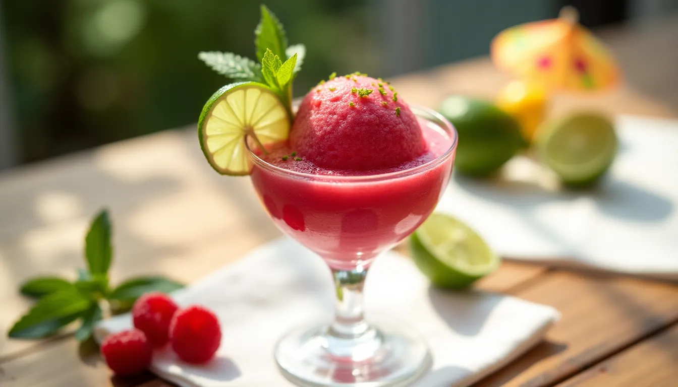 Image of Raspberry Lime Sorbet