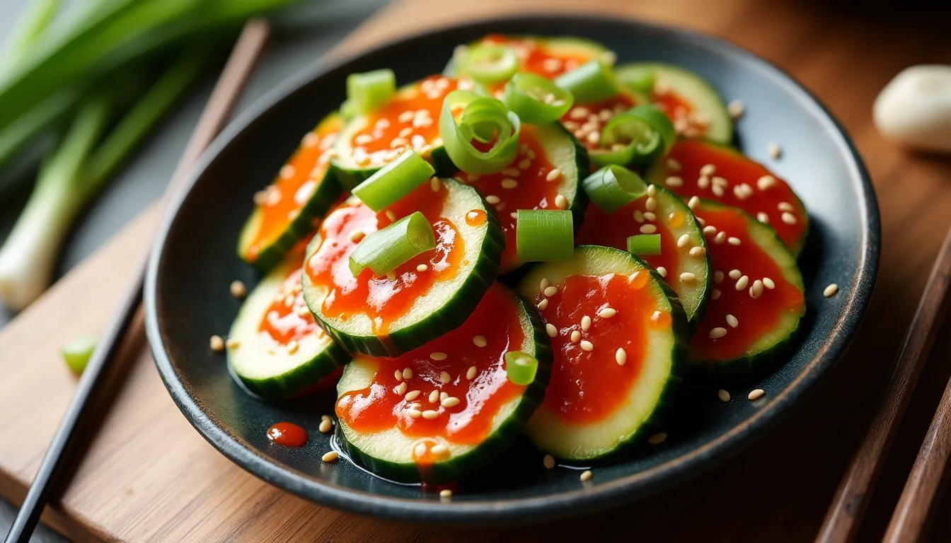 Image of Sweet and Spicy Gochujang Pickles